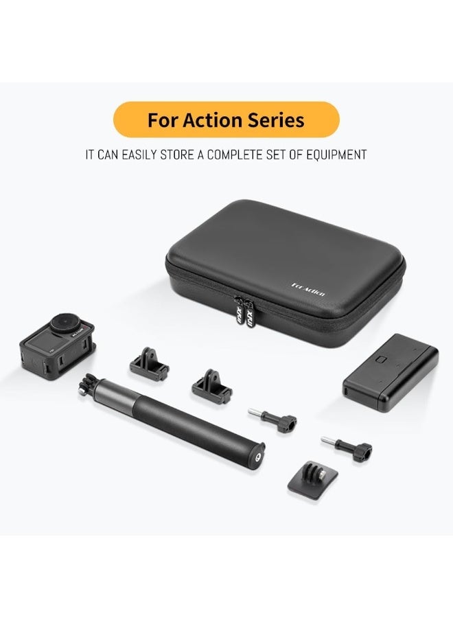 eWINNER Carrying Storage Case for DJI Action6 5 Pro/Action 4 3, Surface Waterproof Travel Portable Hard Bag Compatible with DJI Osmo Action 6 5 Pro/4/3 Adventure Combo Outdoor Travel kit - Image 2